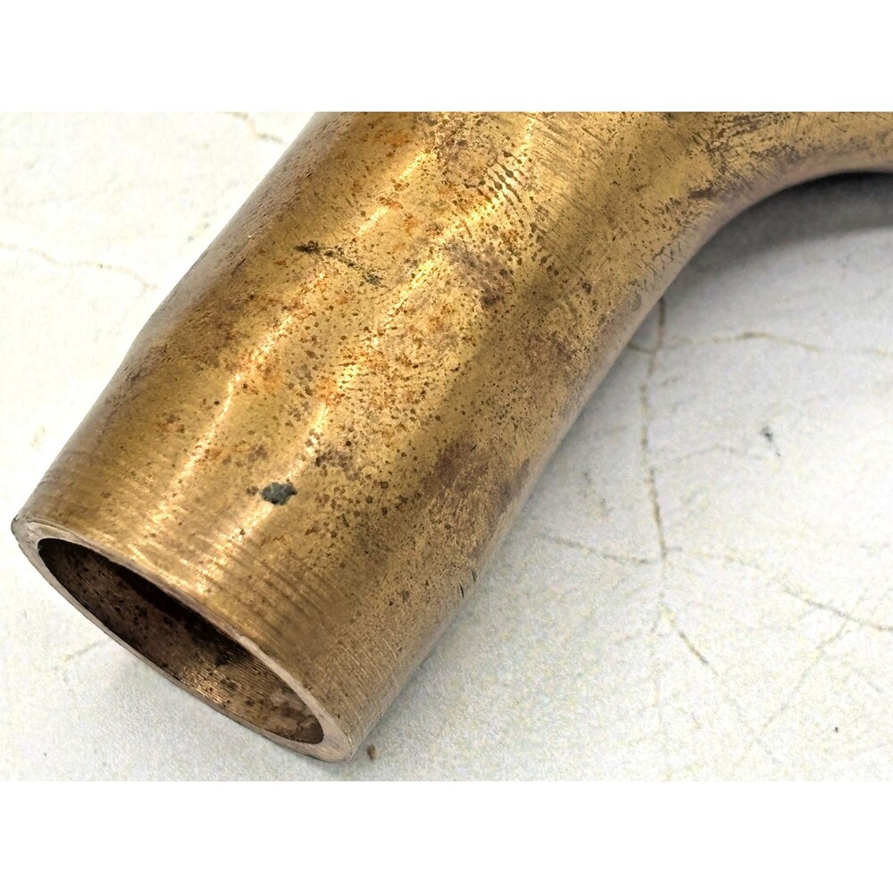 Vintage Brass Eagle Head Statue Walking Stick Cane Handle Top Topper Screw EUC - Picture 12 of 14